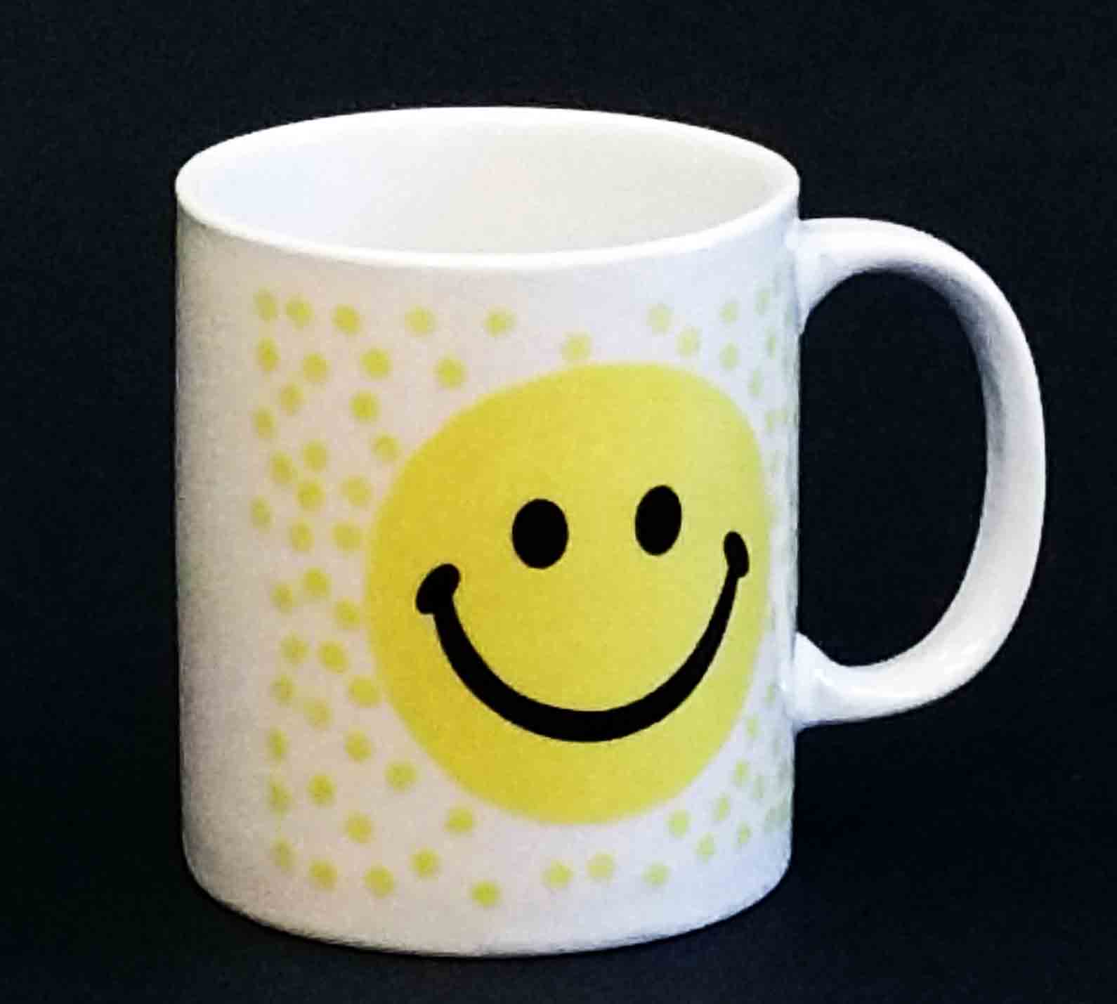 CC702 - 3" Ceramic Smiley Mug - 2.75 ea, 2.45/24