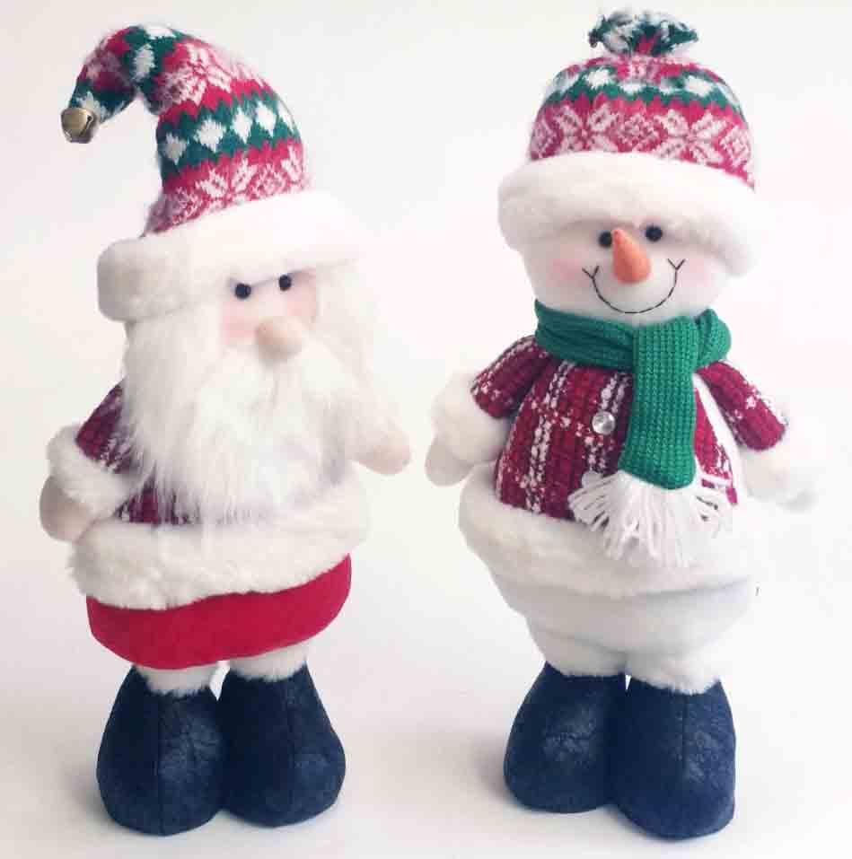 X959 - 18" Standing Santa or Snowman - 15.50 ea