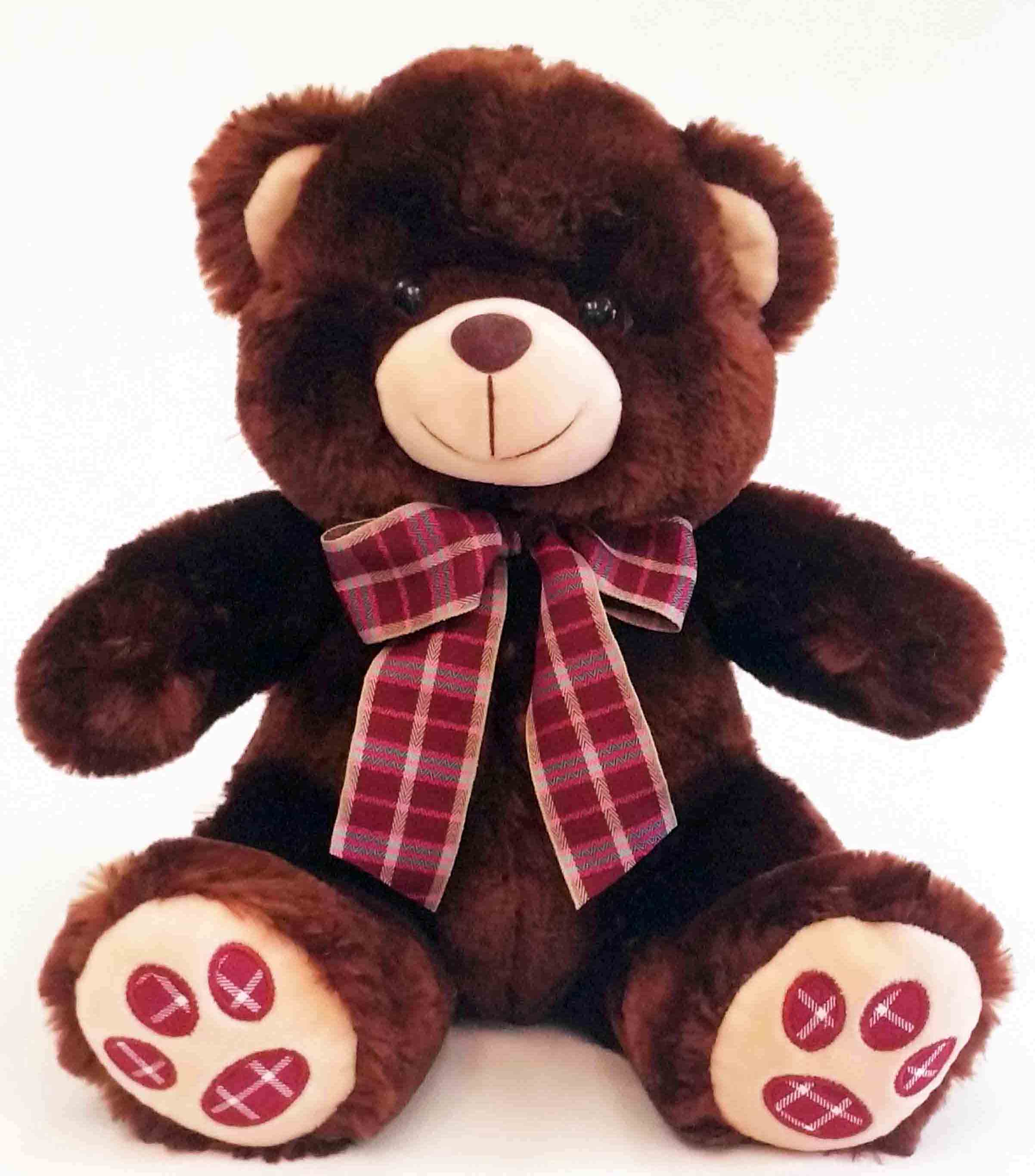 P235 - 12" Plush Bear with Bow - 9.95 ea