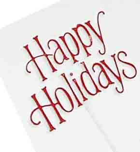 X7603 - "Happy Holidays" Pick - .69 ea,  .59/24