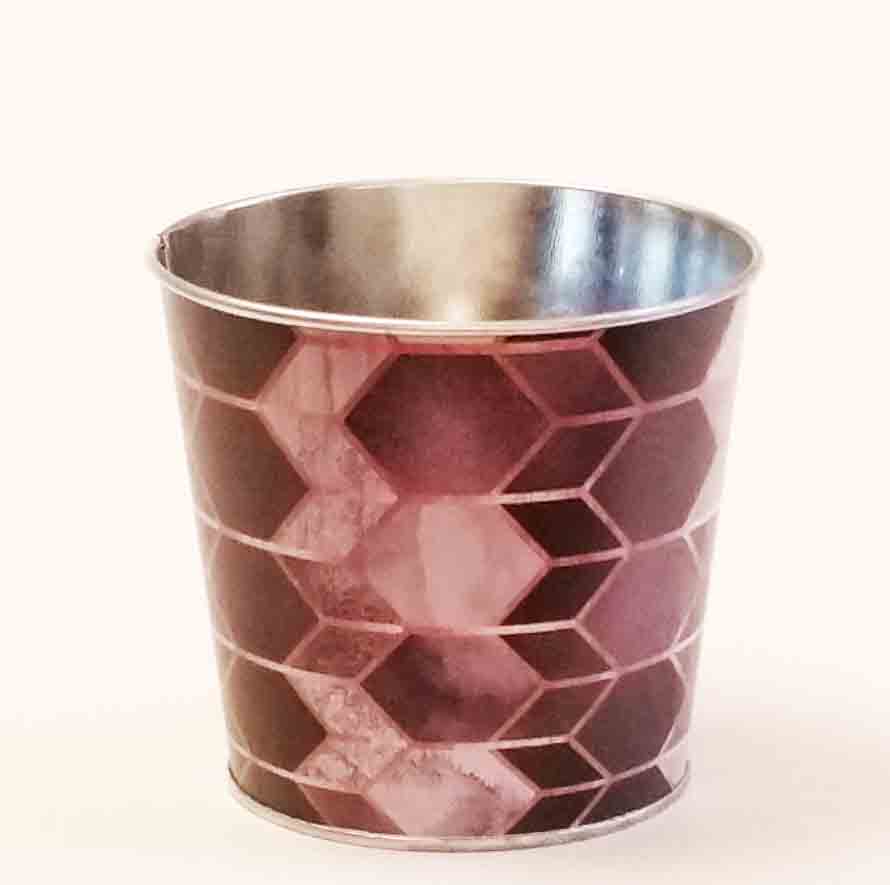 M4 - 4.5" Metal Pot with Liner - 2.50 ea