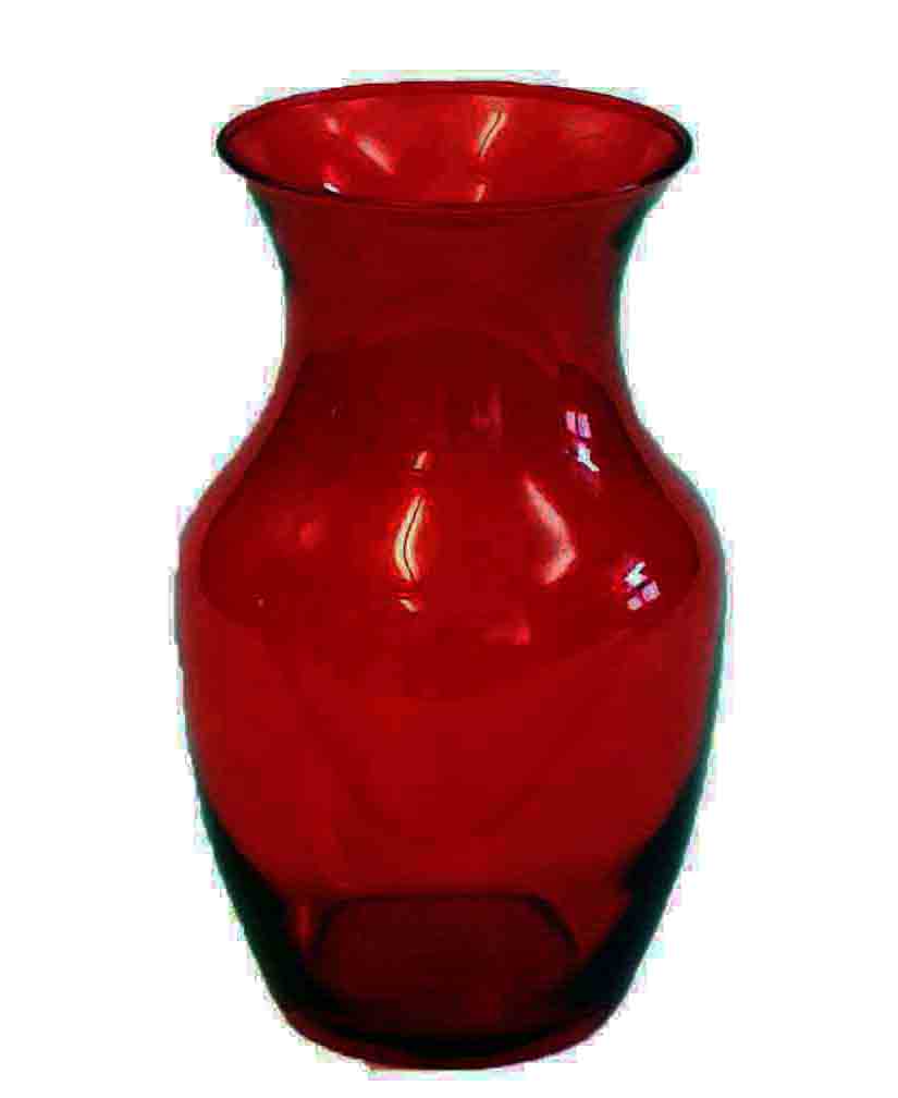 GC999 - 8" Rose Vase - 6.95 ea, 6.65/6