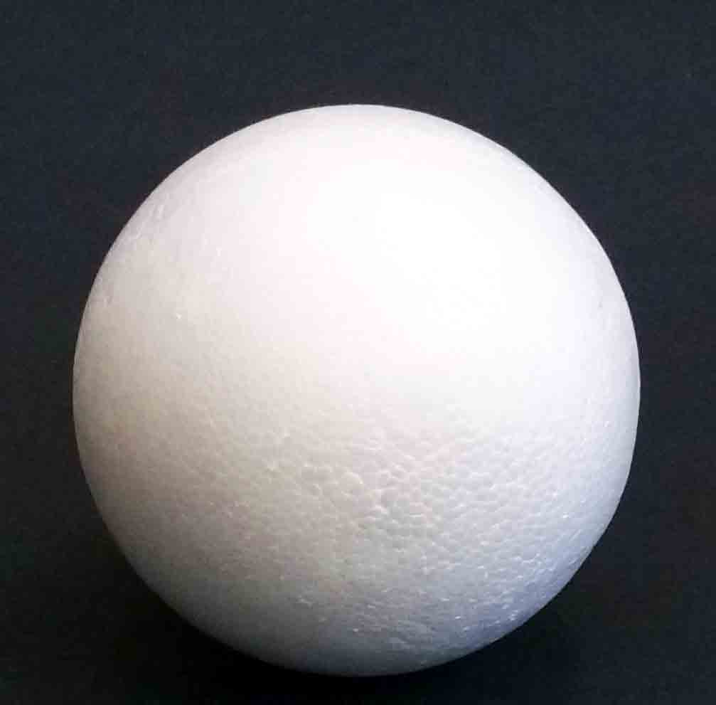 6981 - 6" Molded Styrofoam Ball - 1.50 ea