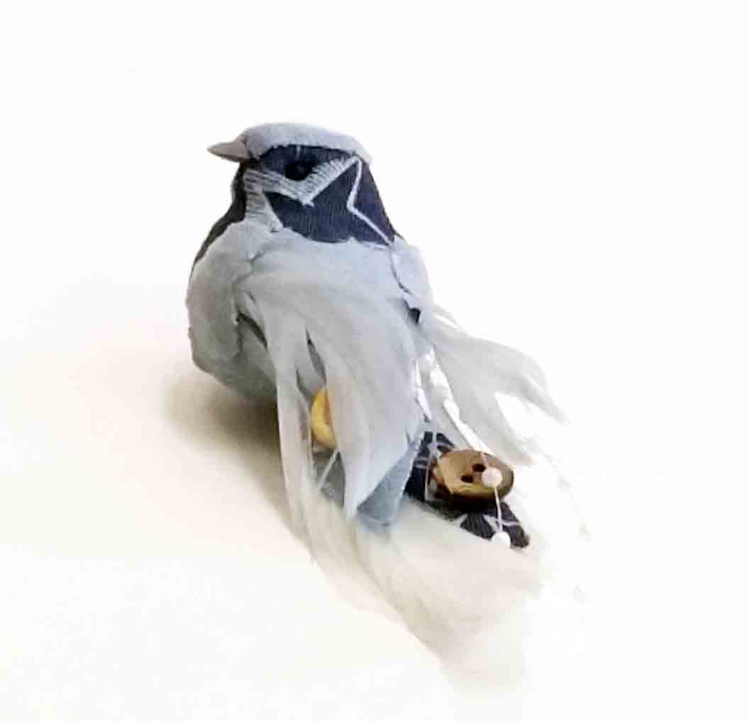 2381 - 5" Denim Blue Bird with Clip - .45 ea, .35/12