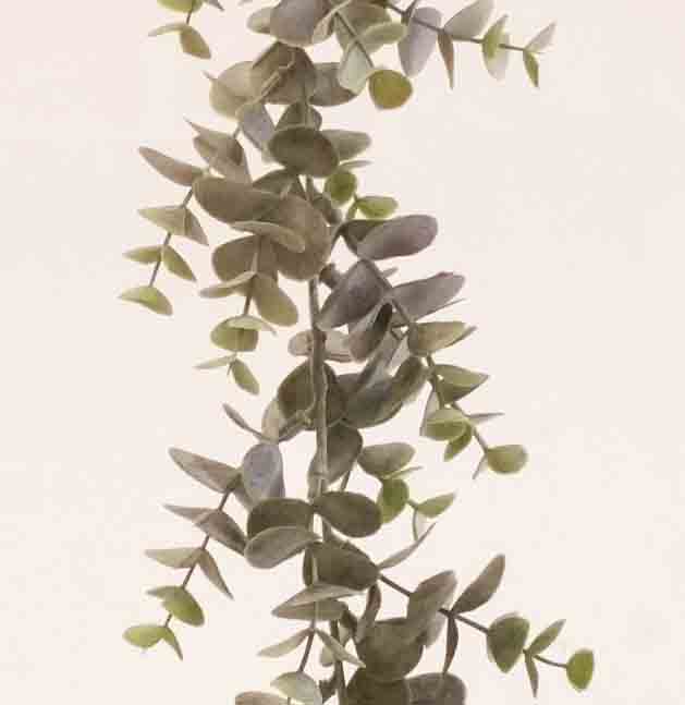 EG6 - 6' Eucalyptus White Wash Garland - 8.60 ea, 8.40/6