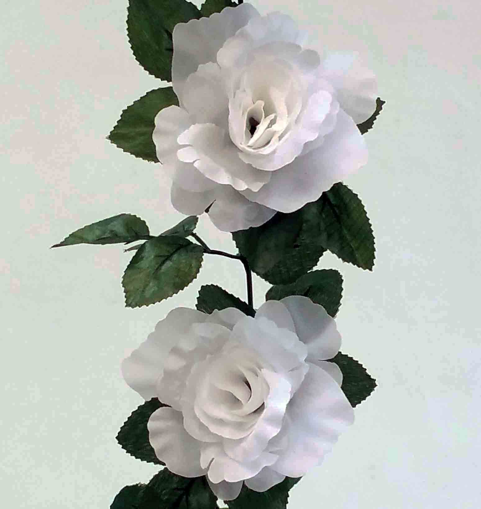 RG14 - 7' Econo Rose Garland - 8.50 ea, 7.95/6