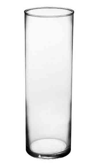 GL88 - 9" Glass Cylinder Vase - 7.50 ea, 6.95/12