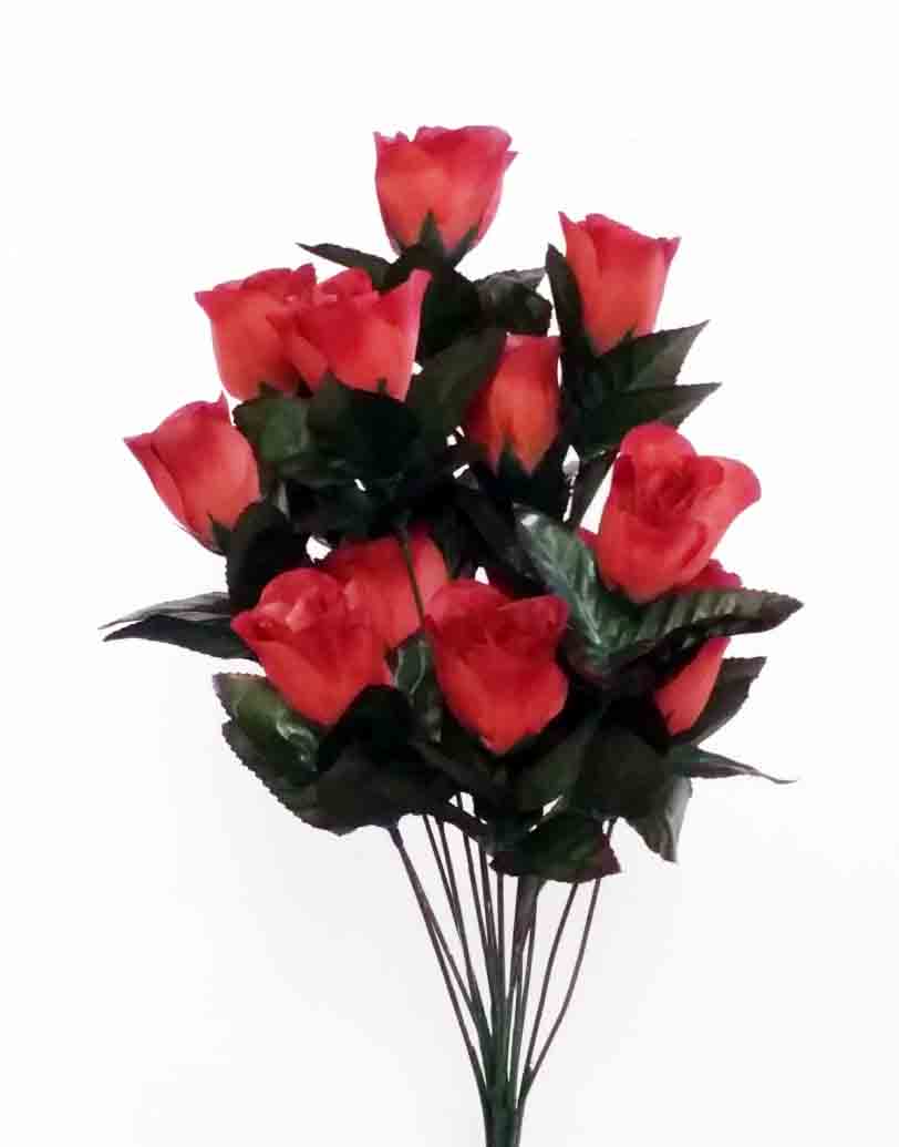 RBE14 - 18" Brown Econo Rose Bud Bush - 4.95 ea, 4.65/12