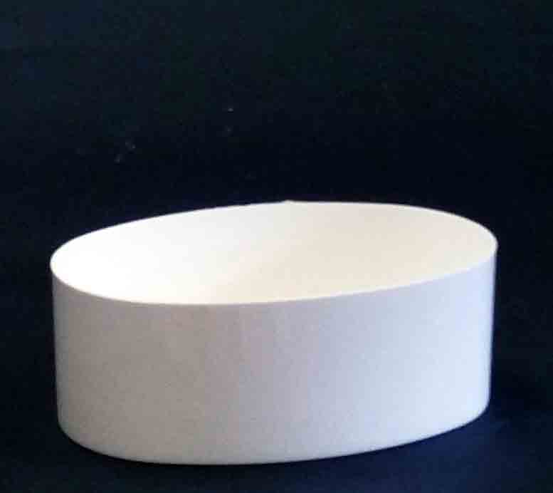 195 - 7.5" White Oval Bowl - 2.70 ea, 2.25/28