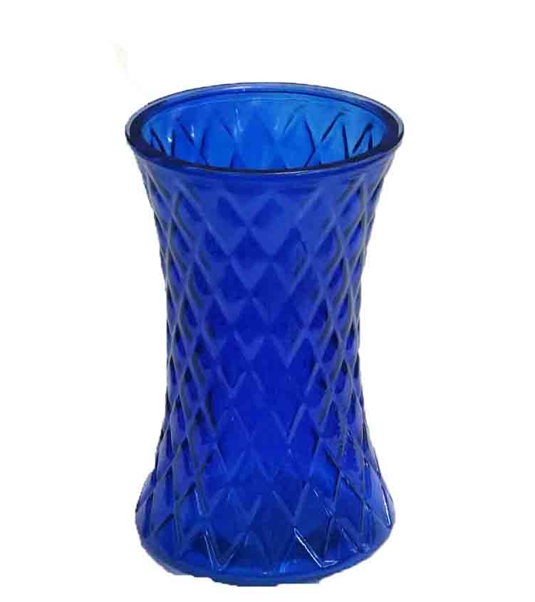 GC2054 - 8" Cobalt Blue Gathering Vase - 5.20 ea, 4.95/12