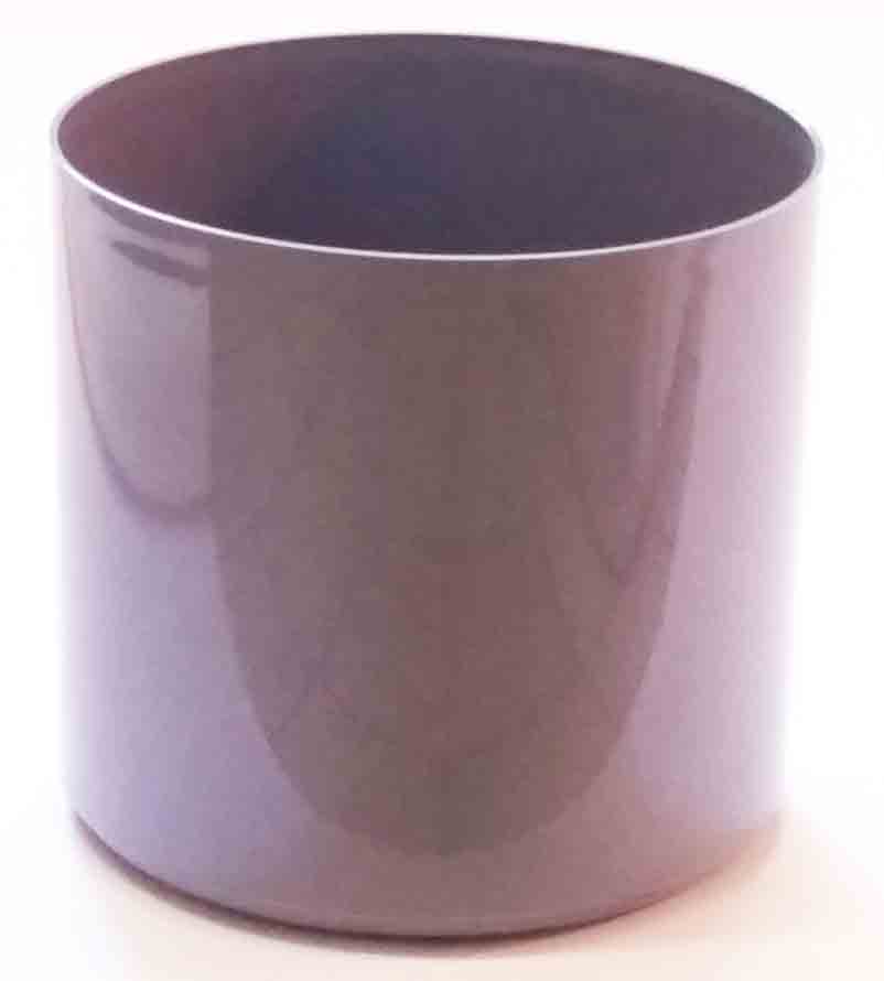 3120 - 10.5" Grey Straight Side Plastic Pot - 8.65 ea, 8.40/8