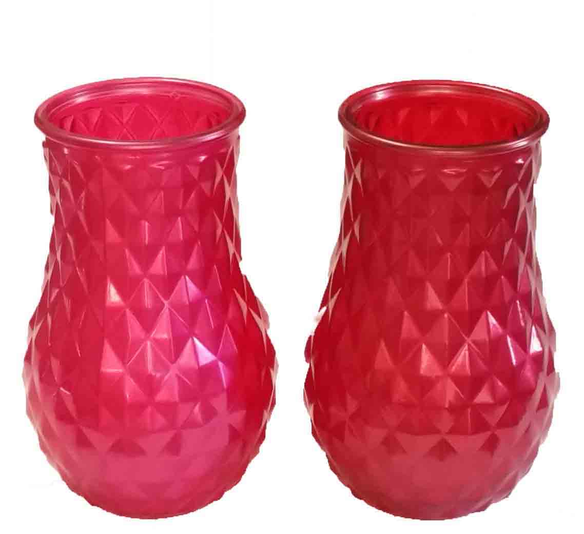 GC3741 - 9.5" Naomi Embossed Vase - 6.95 ea, 6.75/6