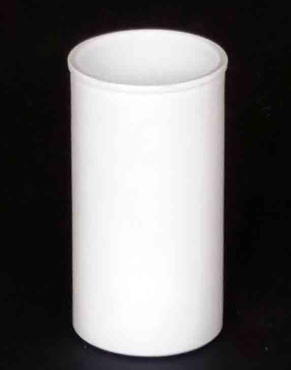 GC5804 - 10" White Glass Cylinder - 8.25 ea, 7.45/6